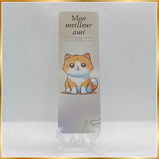 [031] MARQUE-PAGE CHAT ROUX